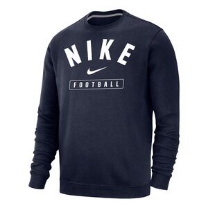 MEN'S NIKE FOOTBALL CREW-NECK SWEATSHIRT IN NAVY BLUE - XL